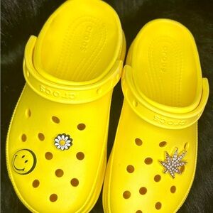 Yellow CROCS Bae Clog Women’s 7